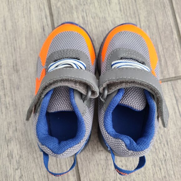 Stride Rite 360 Storm Baby Boys Light-Up Athletic Sneakers Blue & Orange Size 5M - Picture 7 of 12